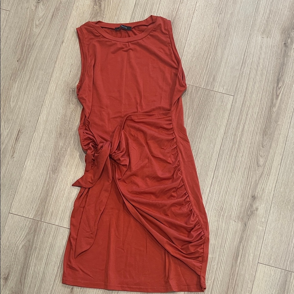 Elegant Rust Dress